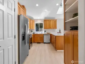 The heart of the home is both functional and inviting.