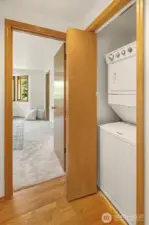 In unit washer and dryer