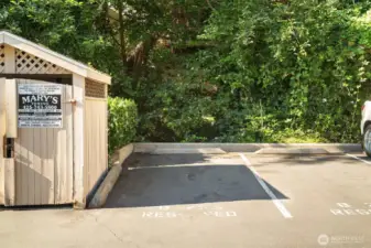 third parking space