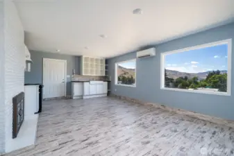 Basement living room