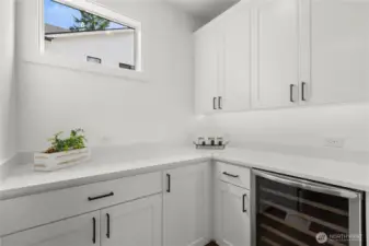 Butlers Pantry - Extra Counter Space and Beverage Chiller