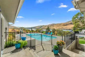 Pool with a view