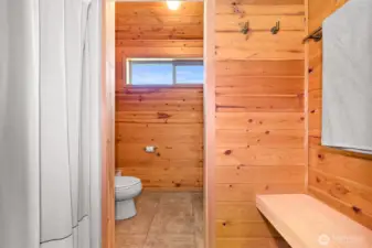 A sauna-type escape in your main floor bathroom.