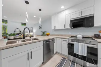 Plenty of storage in this kitchen