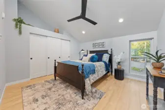 Plenty of space in this bedroom
