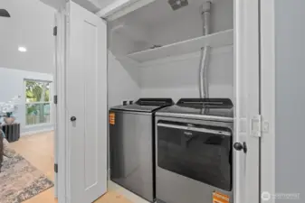 Upgraded washer and dryer - brand new!