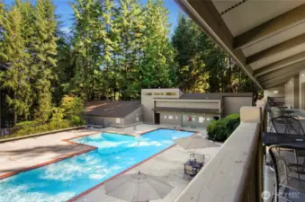Pool by the club house