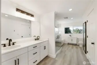 Look at this Primary Fully Remodeled ensuite bath