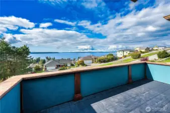Enjoy the view from this second floor balcony!