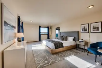 *Virtually Staged* Primary Bedroom