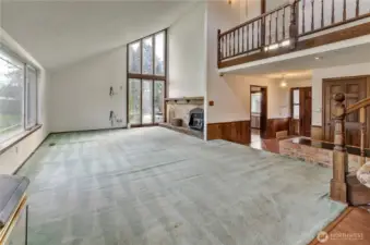 Living Room With Large Windows