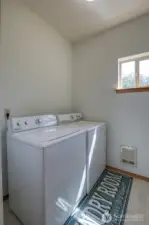 Washer and dryer are included