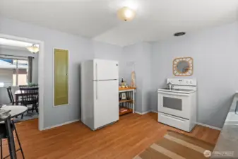 Large kitchen space