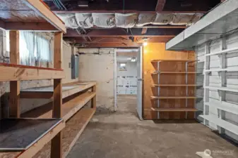 Unfinished basement ready for your ideas!
