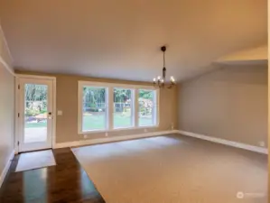 Family Room looking into the back yard