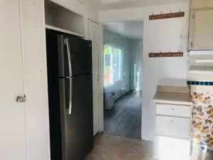 Looking back toward the living room.