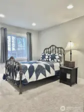 3rd upstairs bedroom facing green belt