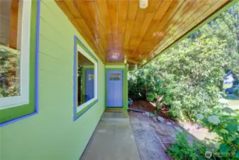 Front door.