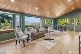 Beautiful vaulted ceilings