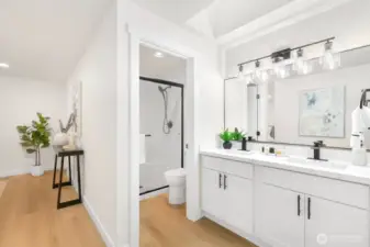 Master bathroom