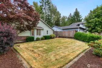 Side yard.