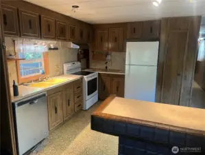 Kitchen with pantry too.