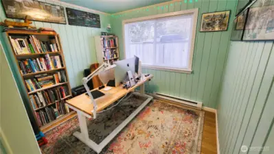 Bedroom being used as an office