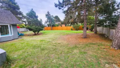 Large private lot fully fenced
