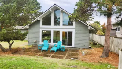 Rear patio