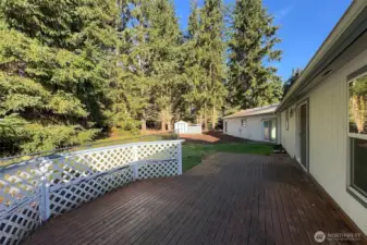 Back Deck Access from Kitchen Eating Area