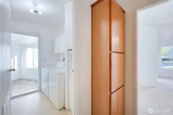 Kitchen to Laundry Room on Left & Primary on Right