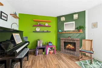 East facing living room