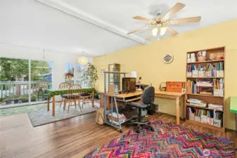 Living room opens to terrace