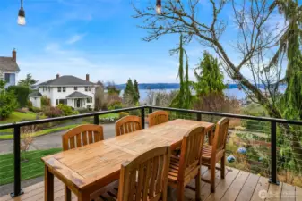 Perfect for summer dining with sound views!