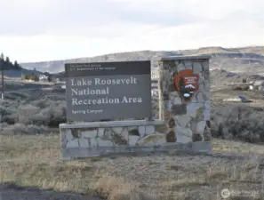 Spring Canyon boat launch and camping is very close