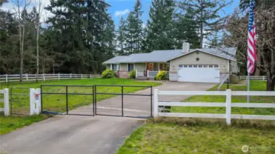 Gated Entry with remote control.