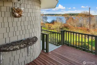 Upper level deck gives you plenty of space to enjoy evening sunsets.