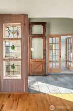 Beautiful entry way door from Chile.
