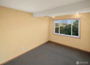 All the bedrooms have a great view of the garden and the outside.