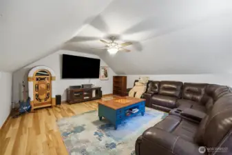 Plenty of room for a large sectional or home theater system.