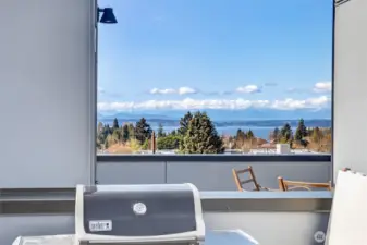 Beautiful Sound Views from rooftop deck