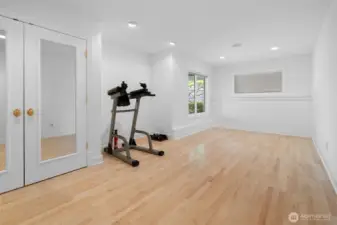 Another bedroom on the lower floor.