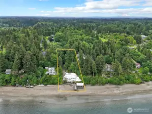 The property is quite private.