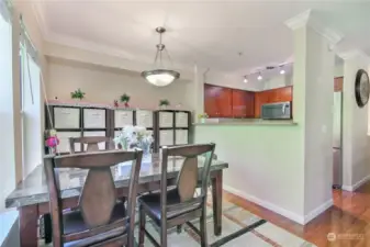 Dining room off kitchen