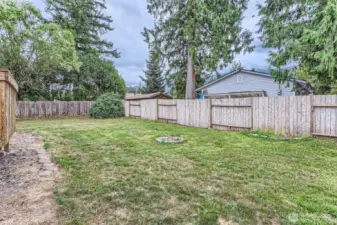 Fully Fenced Yard w/Fire Pit!