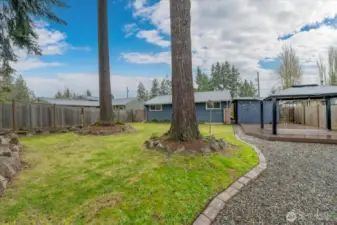 Entertainers backyard.