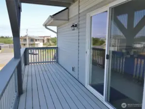 Master Bedroom's private Front Deck.