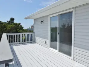 2nd-level: Rear Deck off the 2nd Bedroom.
