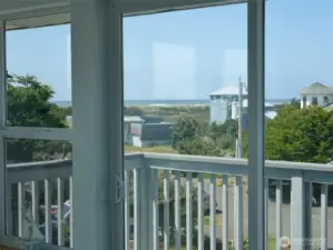 3rd-Level: Ocean Views from the Bedroom.