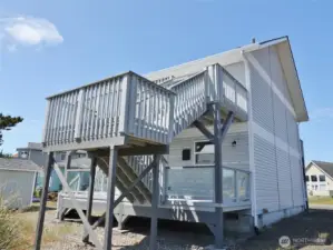 Rear of the home.
